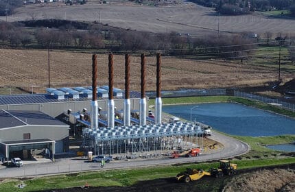 Rochester Public Utilities Westside Energy Station Aerial View