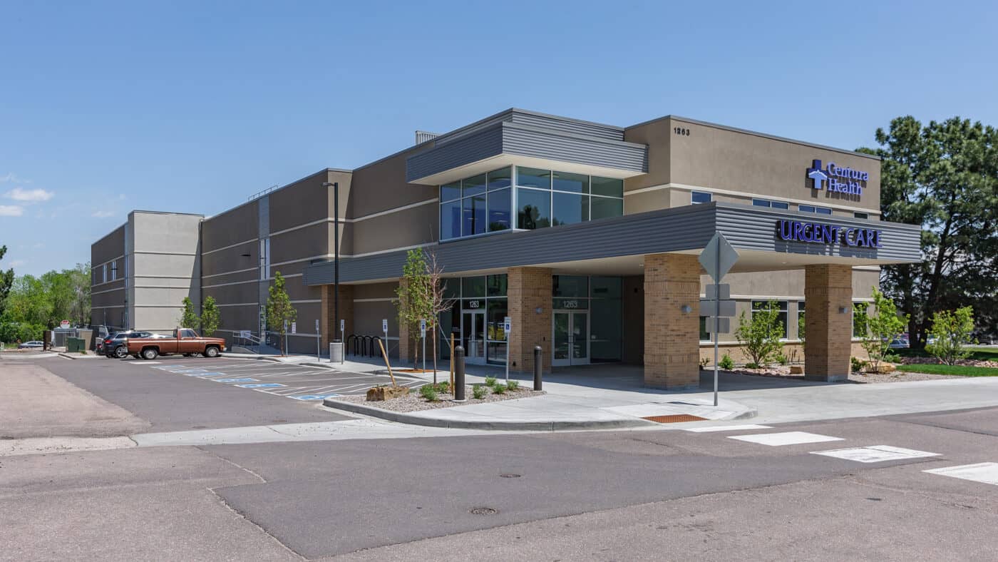 Centura Health - Broadmoor Neighborhood Health Center Building Exterior from Street