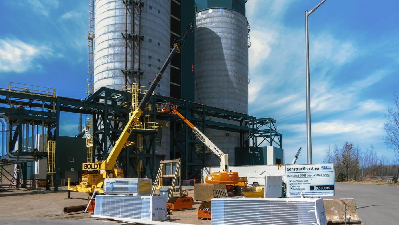 Minnesota Power - Boswell Energy Center, Unit 4 Construction Site Exterior