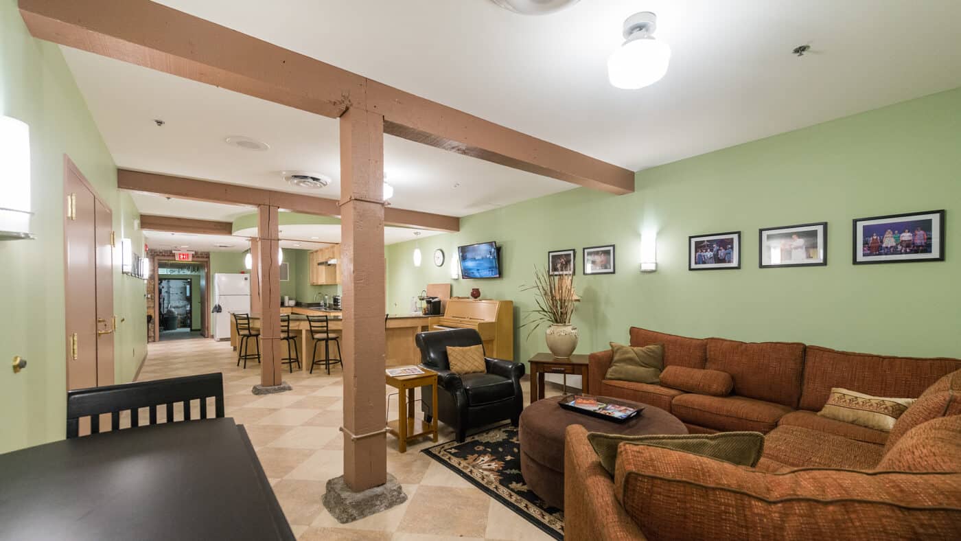 Historic Sheldon Theater - Green Room with Soft Seating, Kitchenette