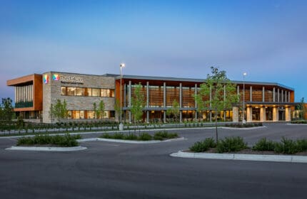 ThedaCare Regional Cancer Center - Exterior w/ Parking Lot