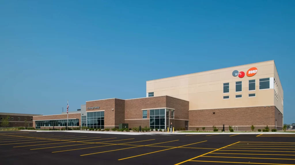 WEC Energy Group - Training Center - View of Building Exterior from Parking Lot